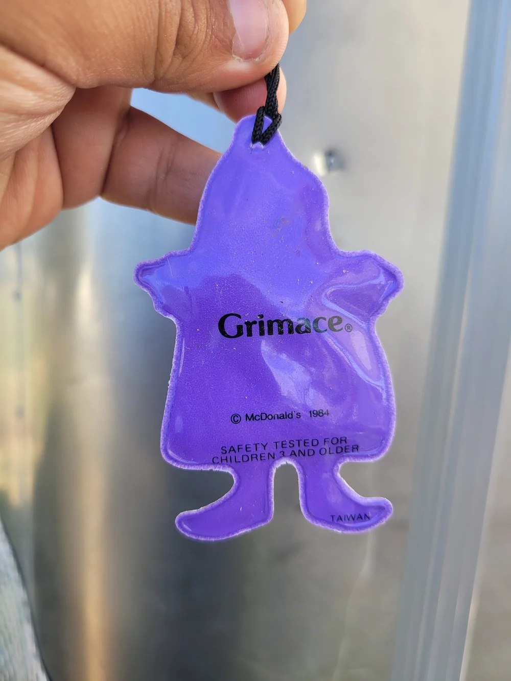 McDonald’s The Grimace  1984 Vinyl Christmas Tree Ornament  #vintage #mcdonalds